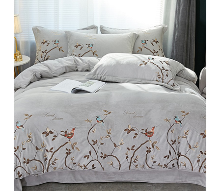 夢(mèng)瑞福德芙絨四件套